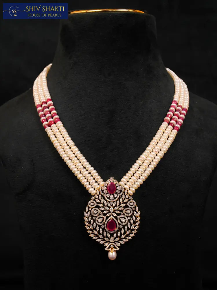 3 Line Mini Rani Haar