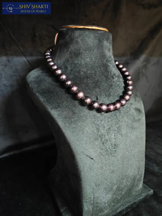 BLACK PEARL STATEMENT MALA 16-18MM / AAA Necklace / Mala