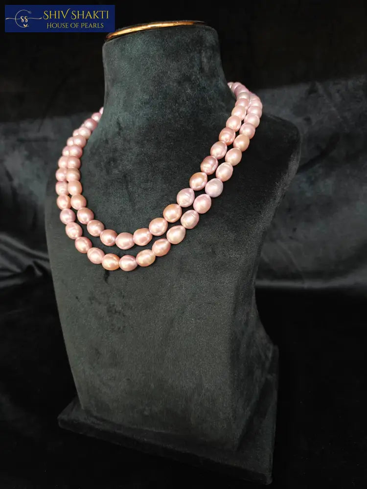 DOUBLE LINE MASTERPIECE PEARL AAA Necklace / Mala