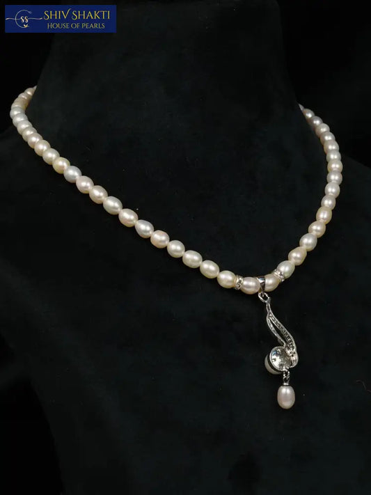 Elegent Korean Pearl Set Pearl Necklace / Mala