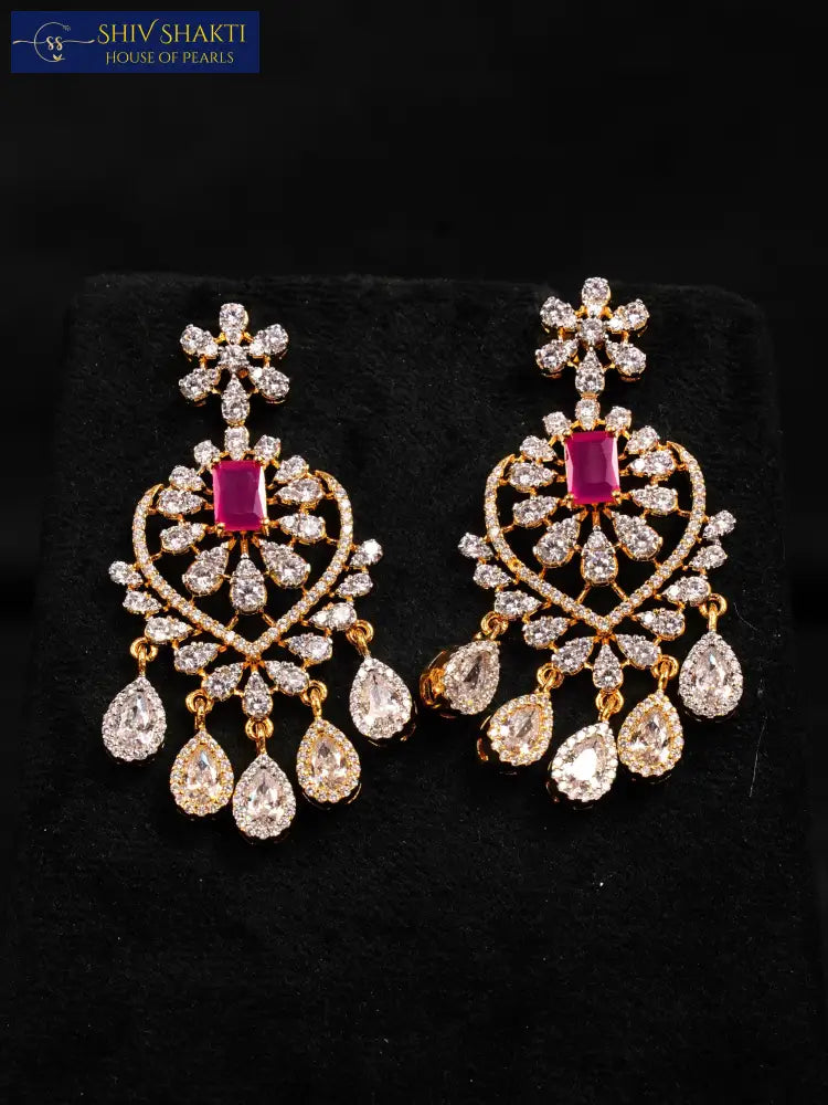 Fine Pearl With Glass Filling Ruby