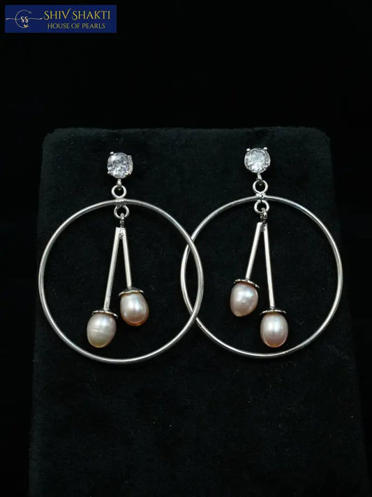 halo pearl drop Pearl Studs