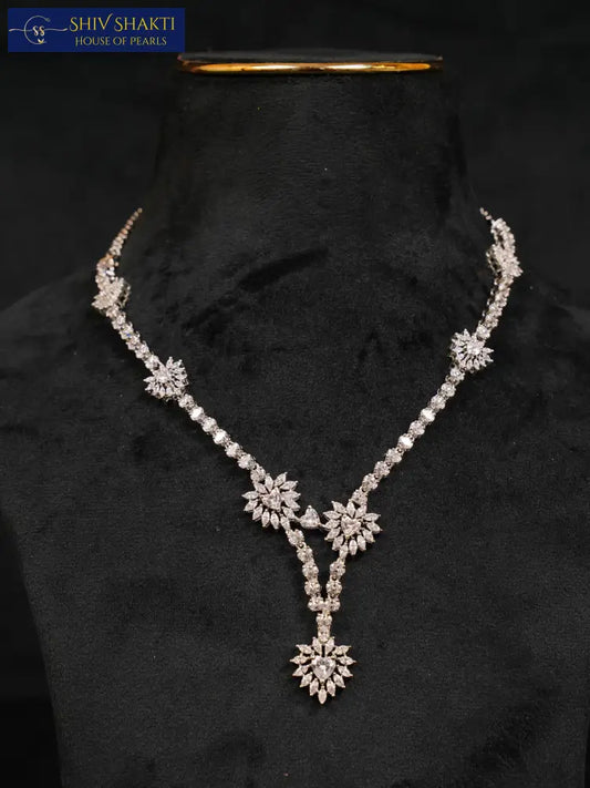 Modern 92.5 Silver Necklace