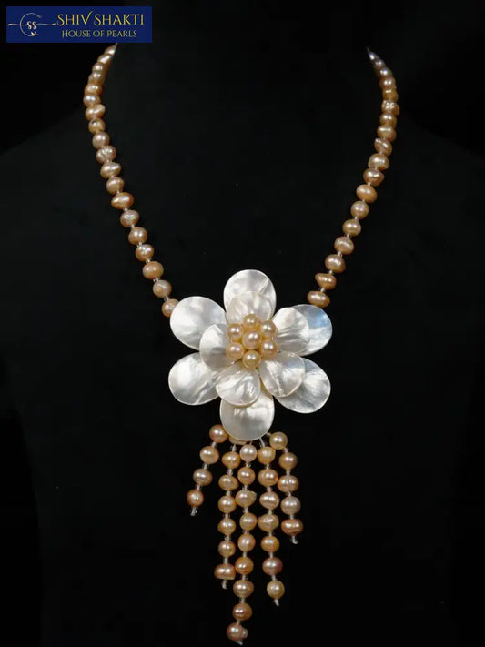 Oyster Pearl Single Line Necklace