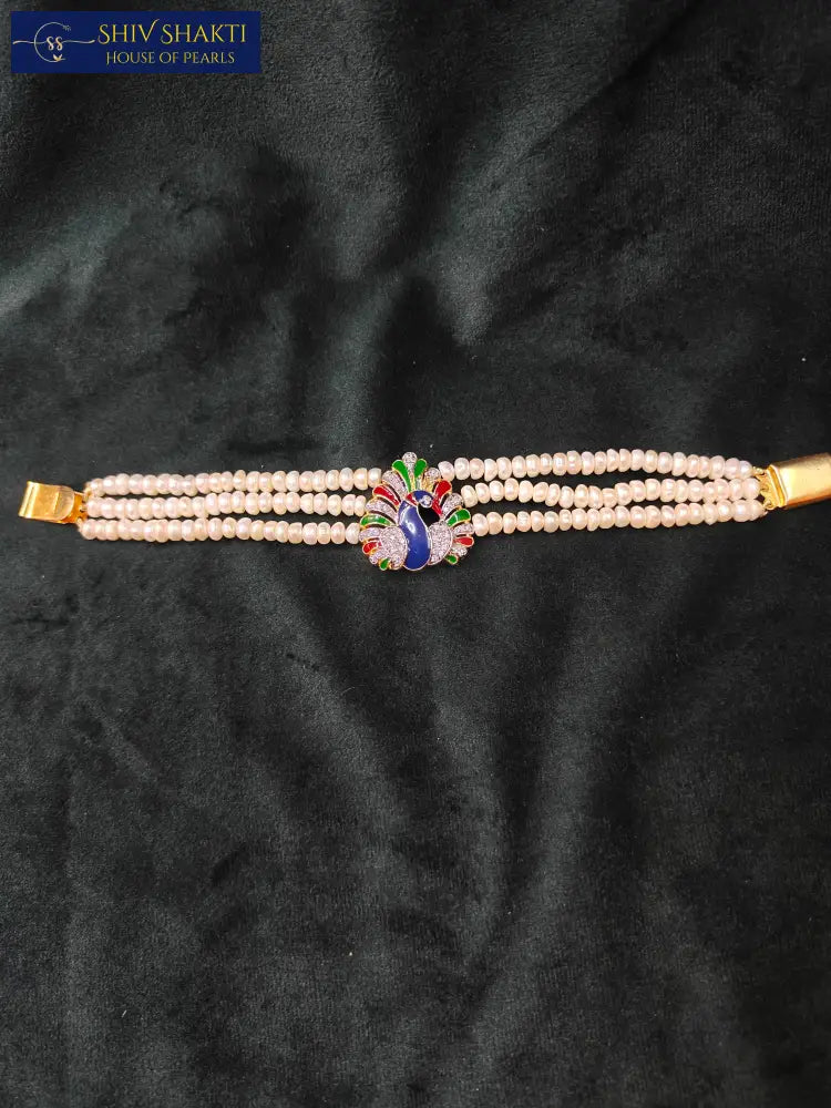 Peacock Pearl Bracelet Pearl Bangles