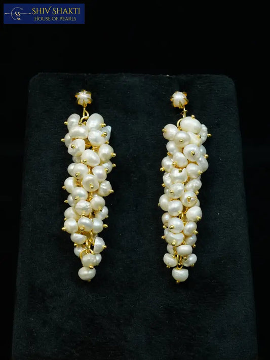 peral cascade drops Pearl Earrings