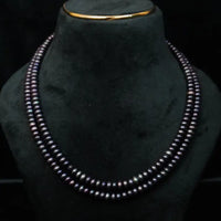 2 Line Blue Magnificent Necklace Necklace / Mala