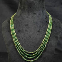4 Line Emerald Mala Gemstones