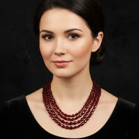 4 Lines Ruby Radiance Gemstones