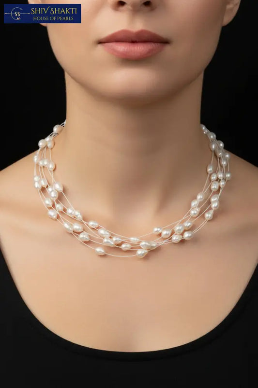 6 Lines Oval Shape Floating