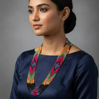 9 lines Exclusive Gemstone Necklace Gemstones