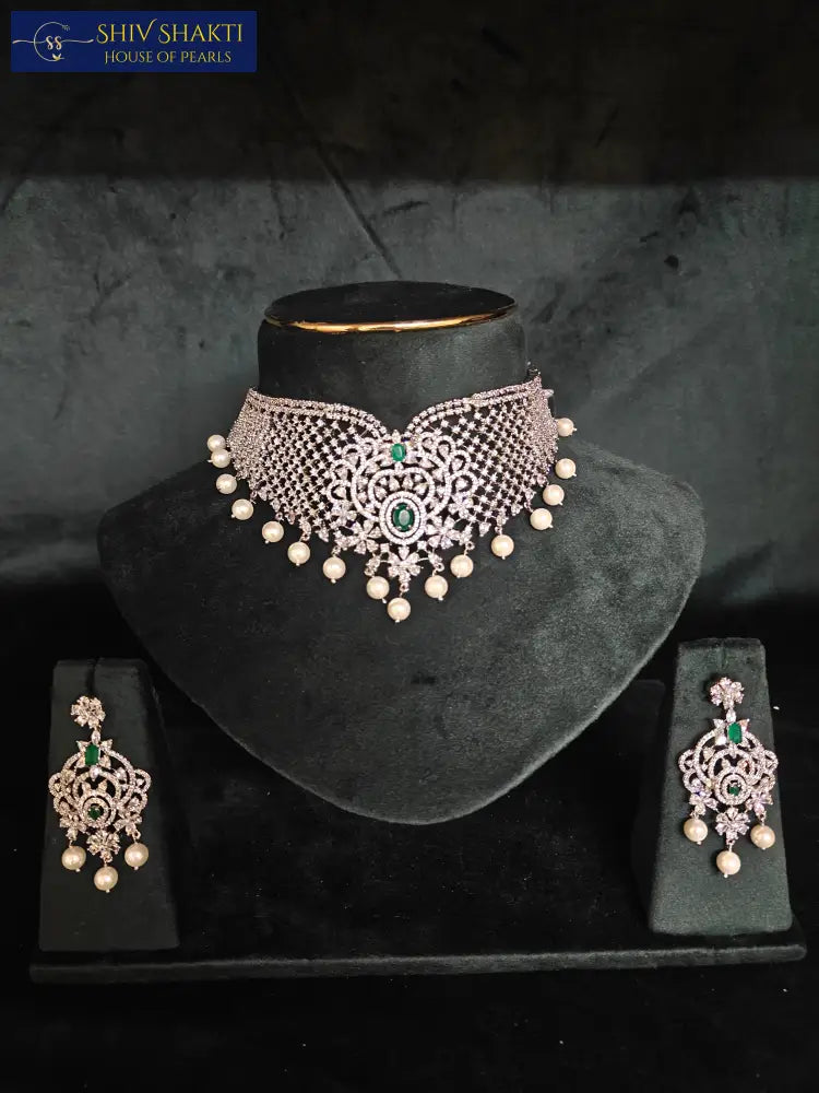 92.5 Silver Choker set Silver Jewellery
