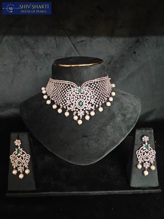 92.5 Silver Choker set Silver Jewellery