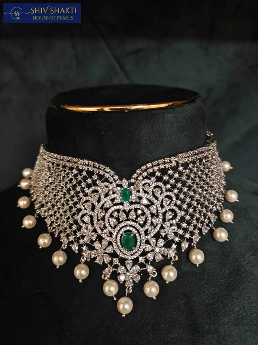 92.5 Silver Choker set Silver Jewellery