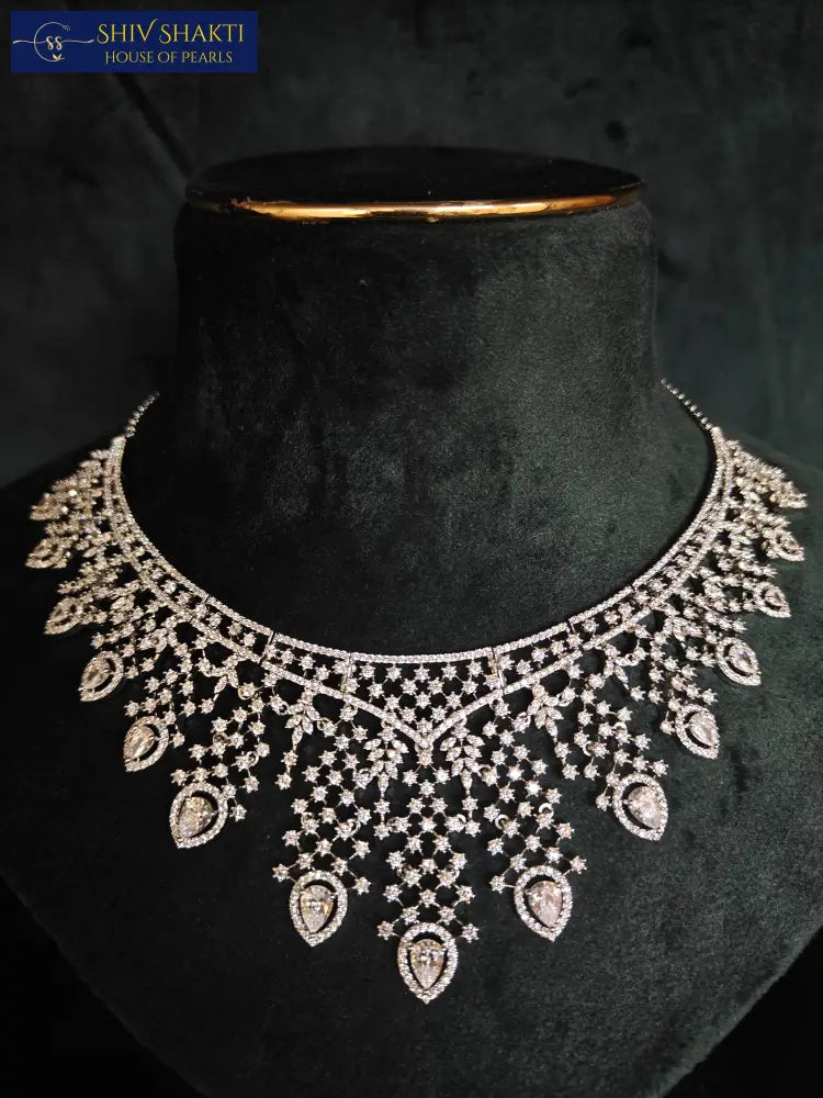 92.5 Silver Statement Necklace Silver Jewellery