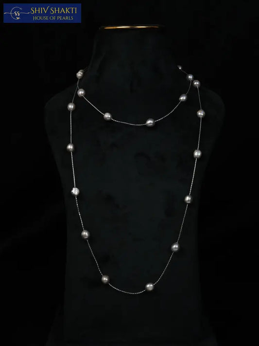 Baroque Tar Mala Grey Pearl