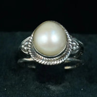 Big Pearl with Real Silver Silver Jewellery