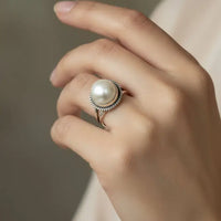 Big Pearl with Real Silver Silver Jewellery