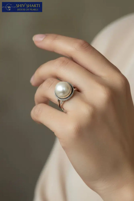Big Pearl with Real Silver Silver Jewellery