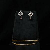 Black Classic Pearl Necklace Pearl Necklace / Mala