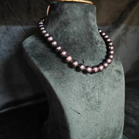 BLACK PEARL STATEMENT MALA 16-18MM / AAA Necklace / Mala