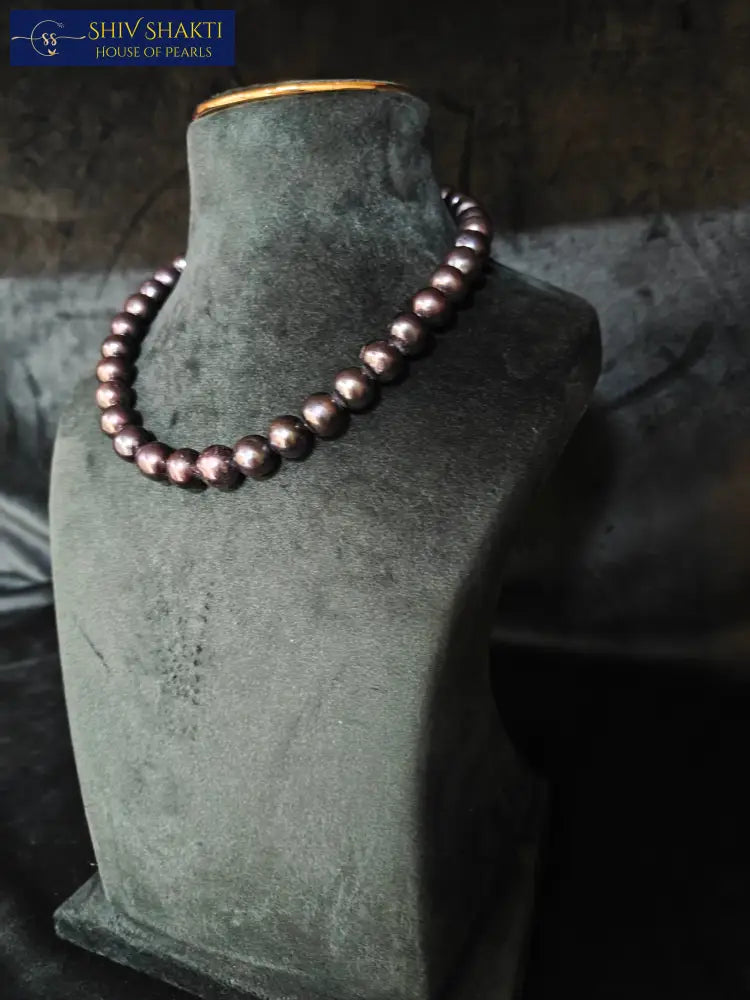 BLACK PEARL STATEMENT MALA 16-18MM / AAA Necklace / Mala