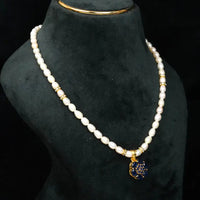 Blue Sapphire Elegance Necklace / Mala