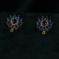 Blue Sapphire Pearl set Necklace / Mala