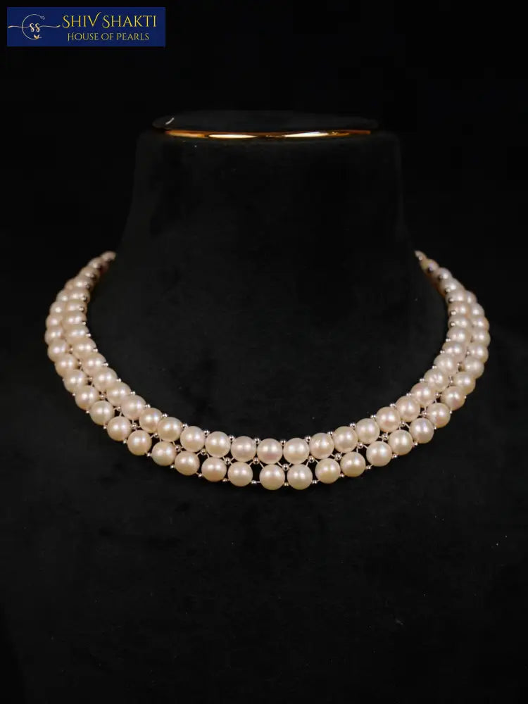 Button Choker Elegance Necklace / Mala