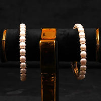 Button Pearl Bangle