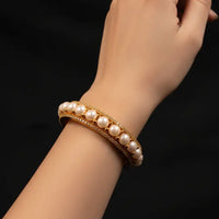 Button Pearl With CZ