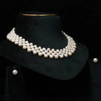 Celeste Button Pearl Necklace