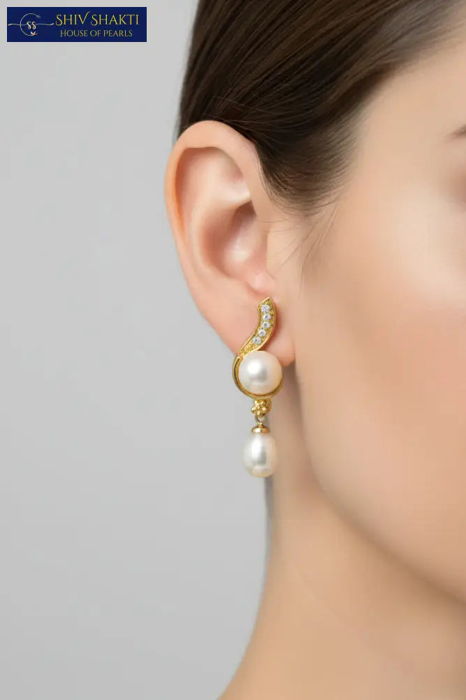 Chandrika Pearl Earring Pearl Earrings