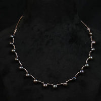 Classic Button Pearl set Pearl Necklace / Mala