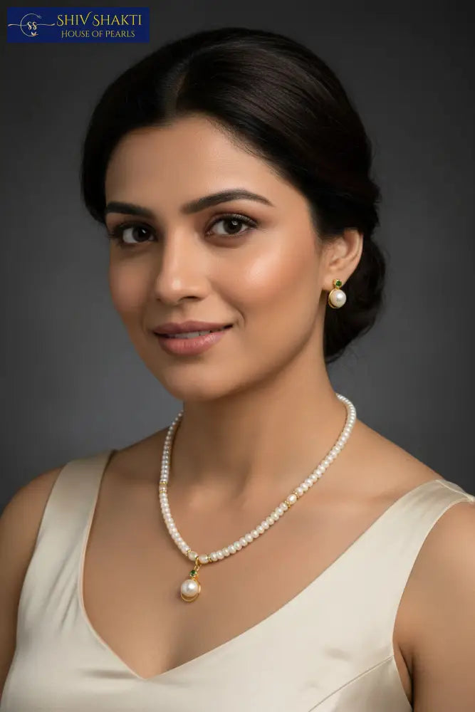 Classic Pearl Set Pearl Necklace / Mala