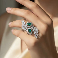 Cocktail Pure Silver Ring Silver Jewellery