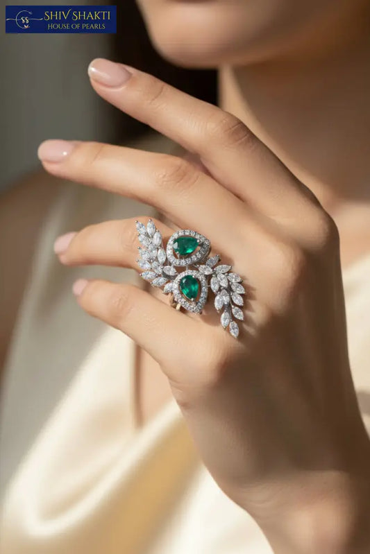 Cocktail Pure Silver Ring Silver Jewellery