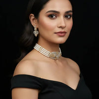 Couture Oval Pearl Choker