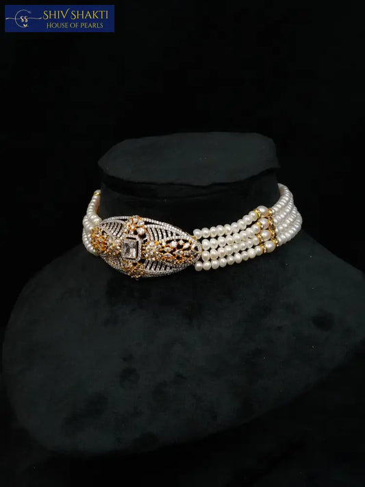 Couture Oval Pearl Choker