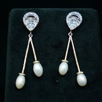 Dangling Pearl Earrings Pearl Earrings