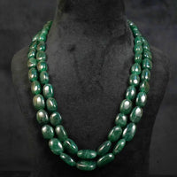 Dashing Green Necklace Gemstones