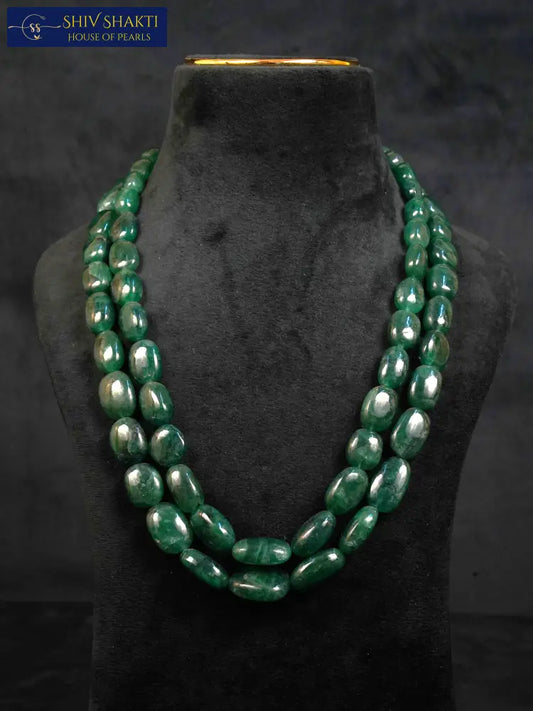 Dashing Green Necklace Gemstones