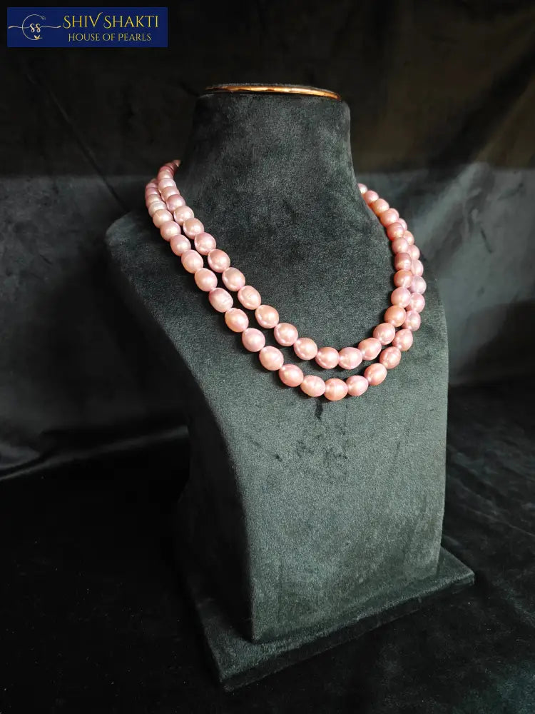 DOUBLE LINE MASTERPIECE PEARL AAA Necklace / Mala