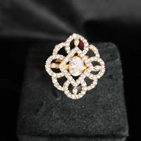 Elegant CZ Stone Ring