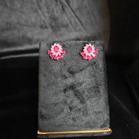 Elegant flower Brooch Pearl Necklace Set Necklace / Mala