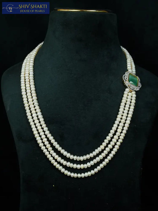 Emerald Raaga Pearl Set