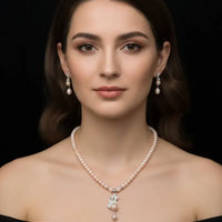 Fancy Pearl Necklace Pearl Necklace / Mala