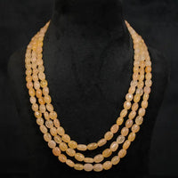 Gracious Necklace in 3 lines Gemstones