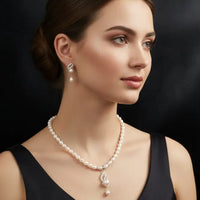 Lovely Korean Set Pearl Necklace / Mala