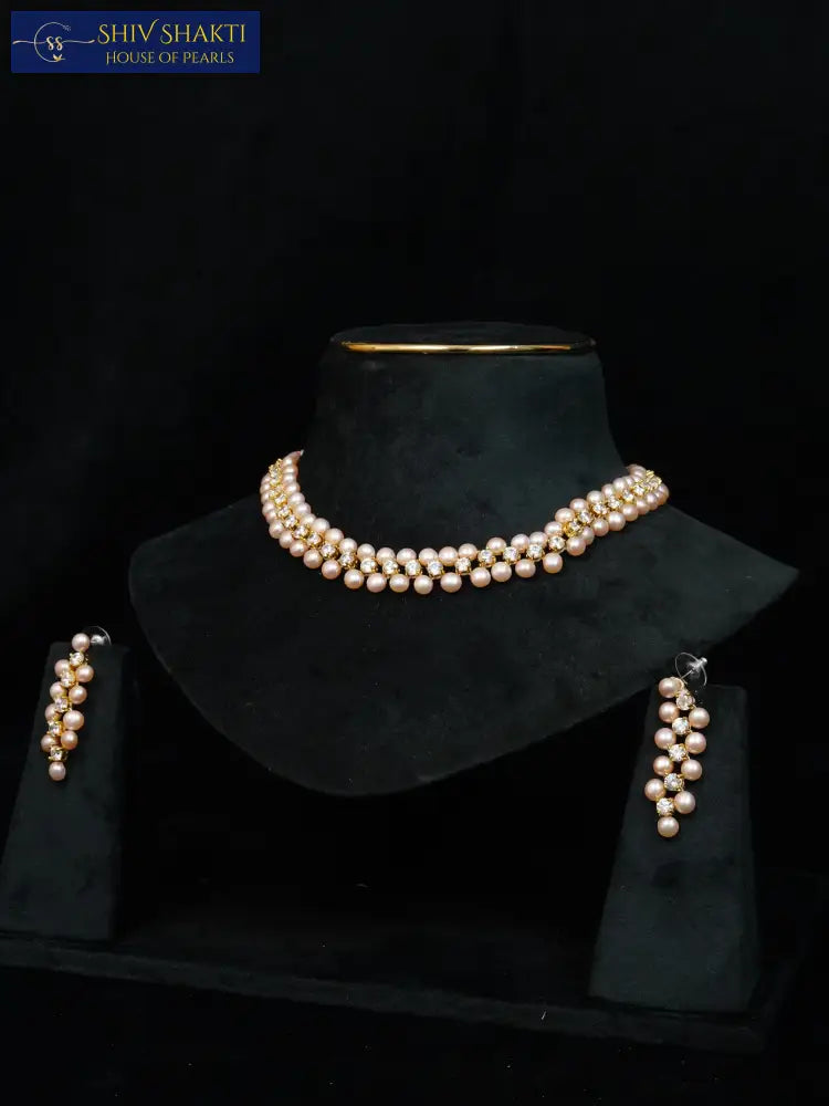 Luna Button Jewel Necklace